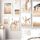Картина с изображением природного пейзажа, настенная живопись, холст, минималистские современные скандинавские плакаты и принты для домашнего декора