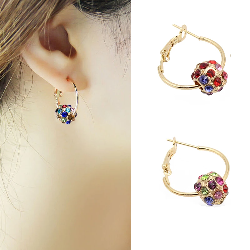 Новинка 2019 модные серьги 1 шт темпераментные Национальный Ветер счастливый шар