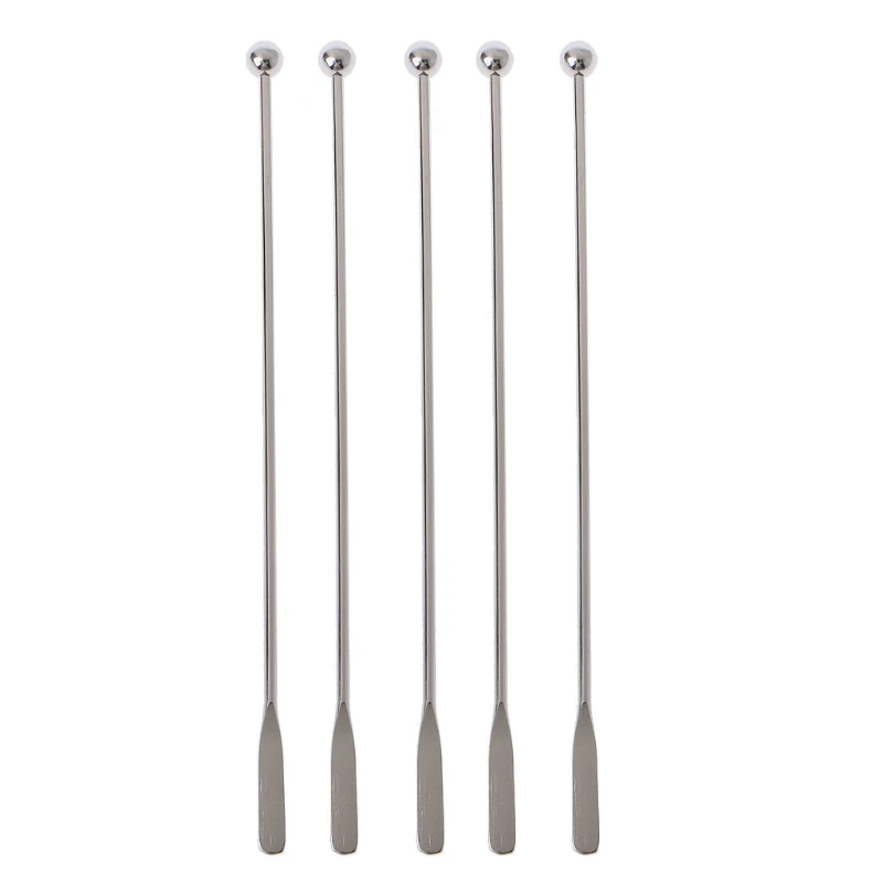 

5Pcs 7.5" Stainless Steel Reusable Epoxy Resin Mixing Sticks Resin Tools Coffee Beverage Drink Stirring Stirrers Tools
