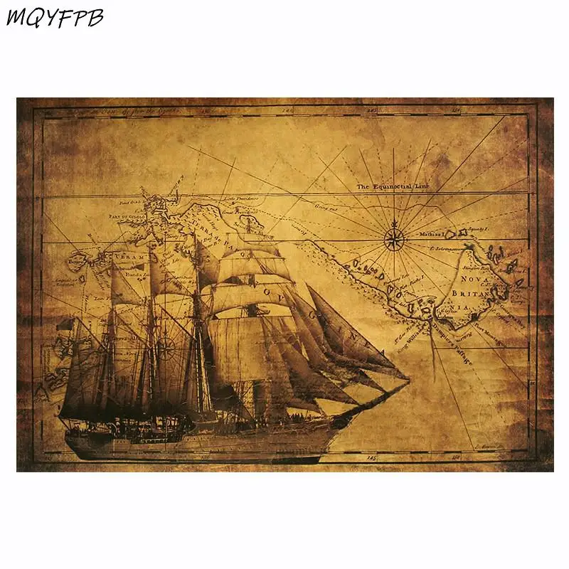 Плакат из крафт-бумаги 50 5 х35 см | Дом и сад