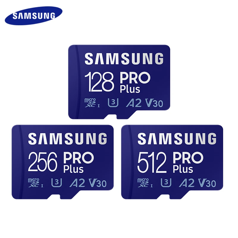 

Оригинальная карта памяти SAMSUNG PRO Plus, карта памяти SDXC 128 ГБ, 256 ГБ, 512 ГБ, карта Micro SD до 160 МБ, карта TF A2, U3, V30, флеш-карта