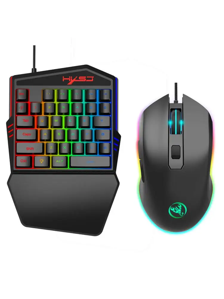 Новинка 2020 игровая клавиатура со светодиодной подсветкой кабель A866|Комплекты