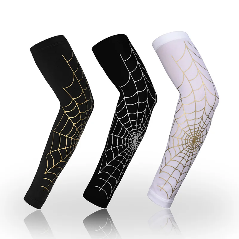 1 шт. spiderвеб-печать спортивные рукавицы паутина рукав для мужчин N женщин унисекс