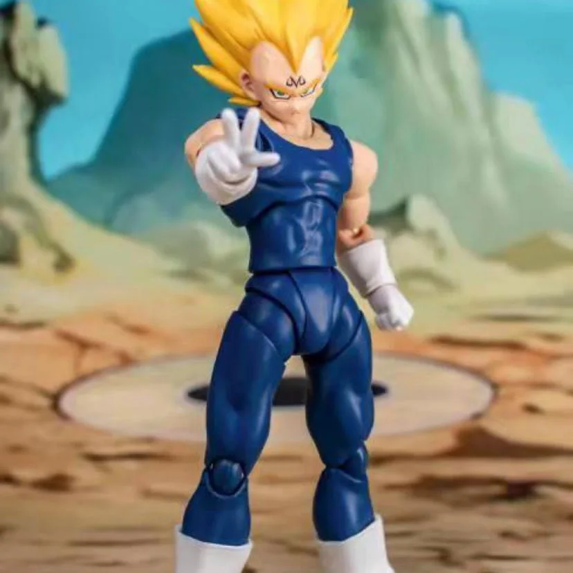 Фигурка из аниме Драконий жемчуг Z экшн-фигурка Dbz Proud Prince Ssj Vegeta собирающая