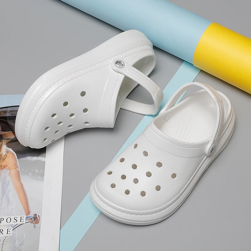 Мужские сандалии унисекс 2020 обувь с перфорацией КРОК резина сабо для мужчин сада