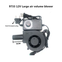 new bfb1012eh 12v 2 94a 9733 9cm small portable high volume turbo blower with air collecting port power supply speed controller