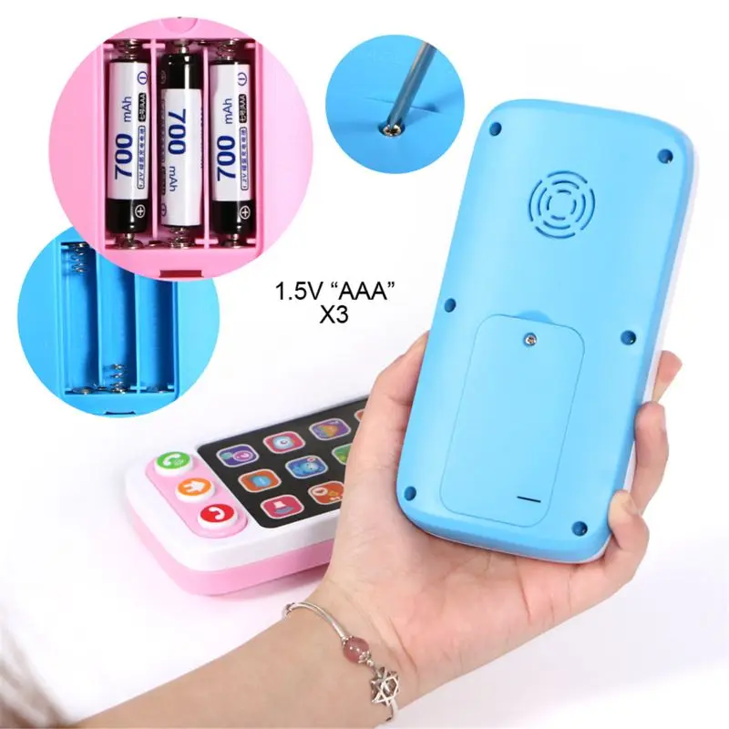 

High Quality Kids Smart Screen Mobile Phone Toy Multi-function Simulation Children Puzzle Early Education Mobile Phone Toy