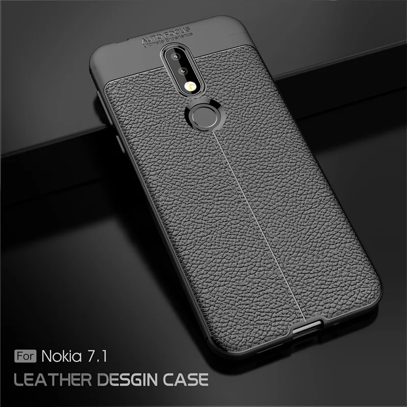 For Nokia 7.1 Case Silicone Shockproof Phone Cover Back Funda Capa Shell | Мобильные телефоны и аксессуары