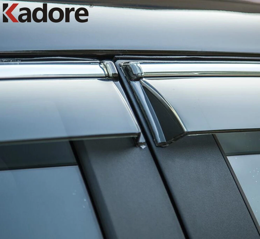 Для Volkswagen VW Tiguan 2017 2018 2019 окна автомобиля козырек дверь дождь солнцезащитный