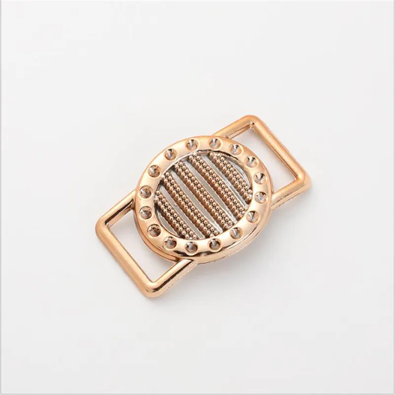 Модная металлическая пряжка-зажим для футболки декоративное шелковое кольцо