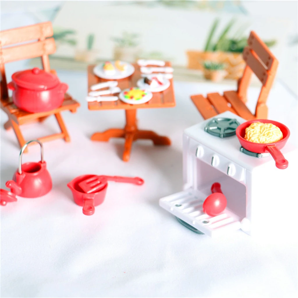 Electrodom&eacute;sticos de cocina para casa de mu&ntilde;ecas, Mini mezclador de olla, accesorios de utensilios de cocina, 1:12-3