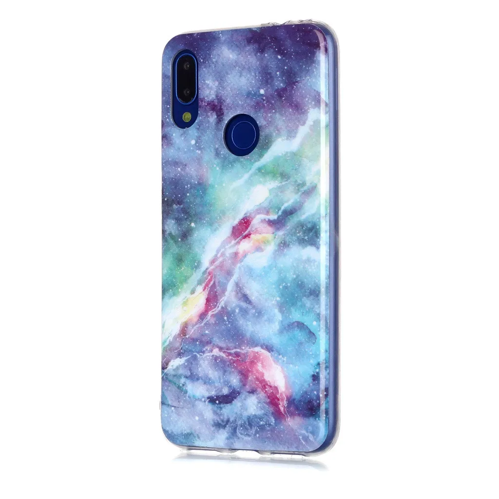 Чехол для Redmi Note 7 6 3 дюйма силиконовая задняя крышка прозрачный мягкий ТПУ