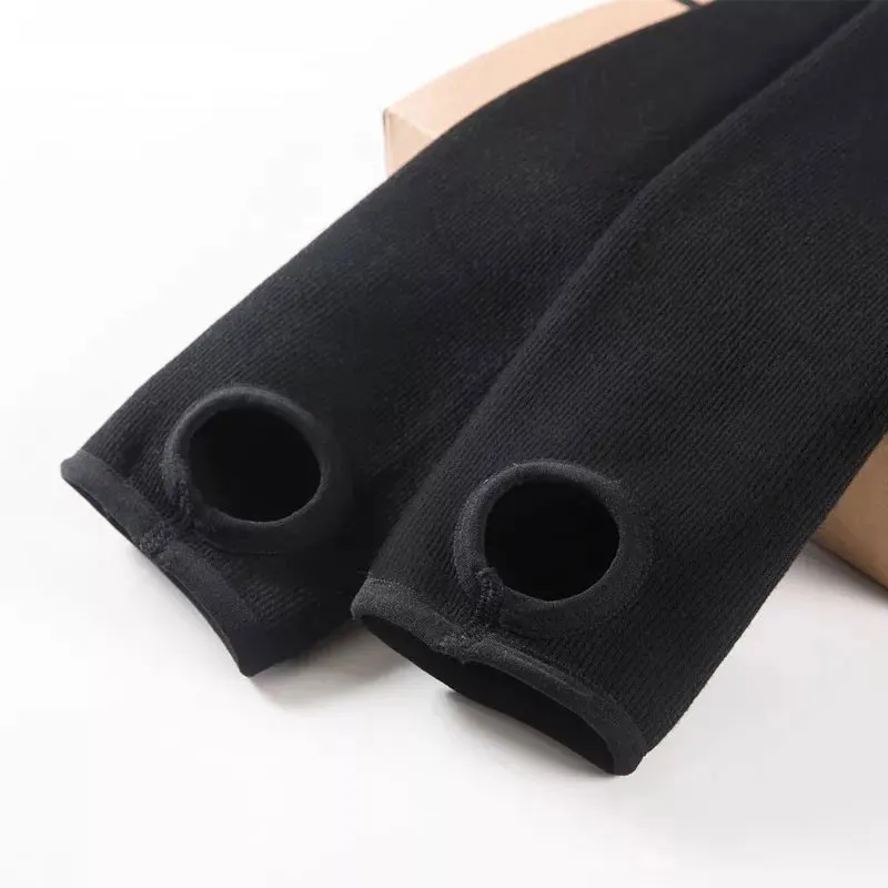 2021 Winter Warm Fleece Lined Super Thick Warm  Leggings For Women Winter Spandex Thermal Slim Pattern Leggins