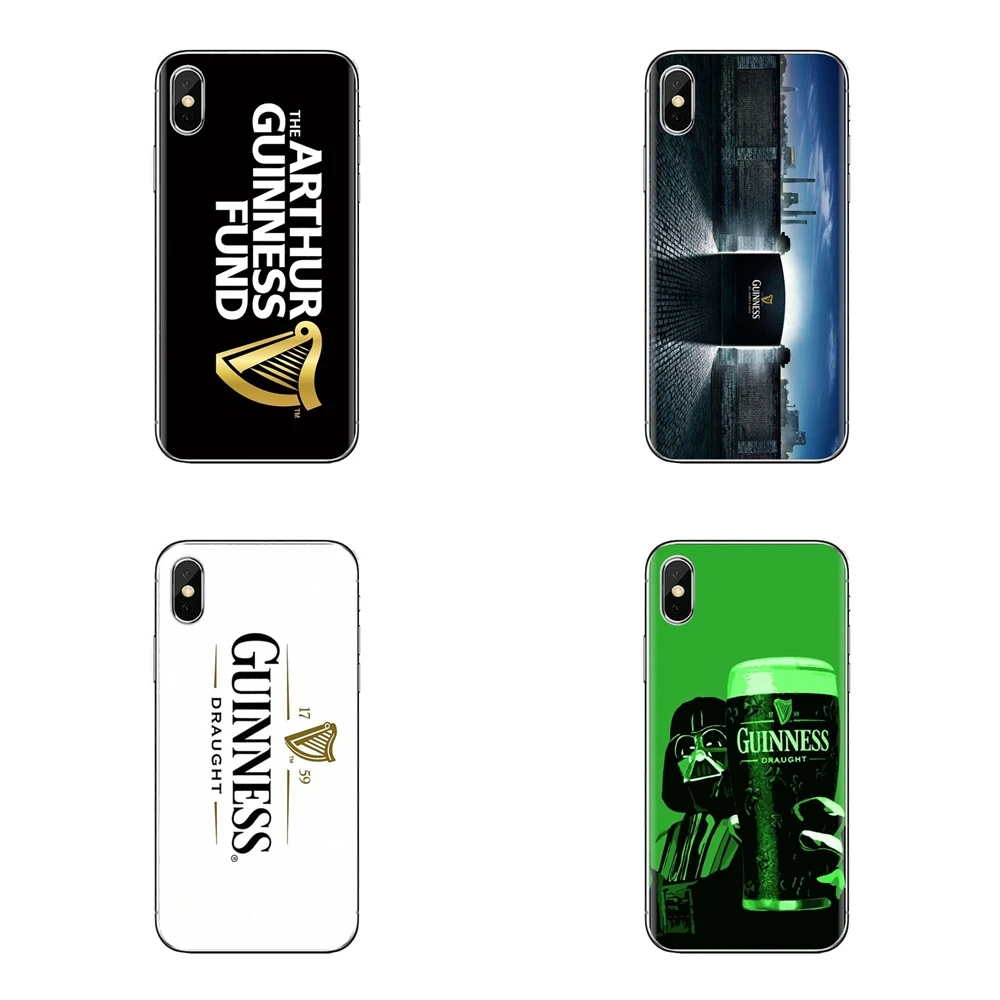 Пиво Guinness печать логотипа прозрачные мягкие чехлы для samsung Galaxy S3 S4 S5 мини S6 S7 край