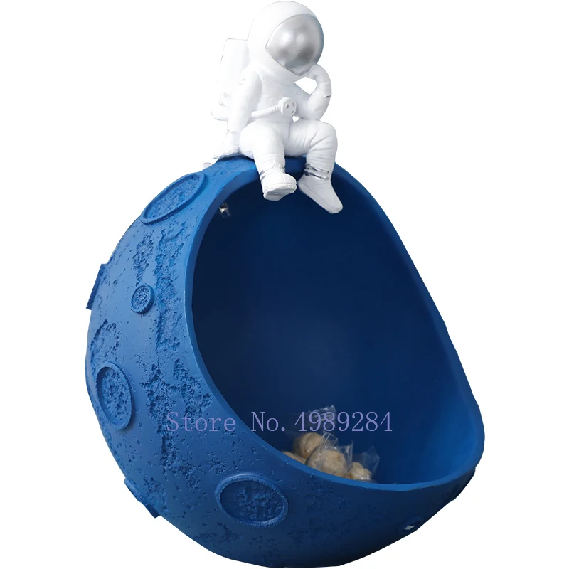 Креативное настольное хранилище из смолы входной ключ астронавт космические