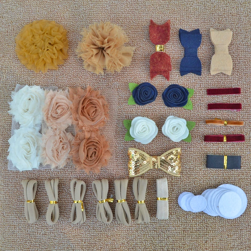 CR-DIY-10 Повязка на голову "сделай сам" комплект Baby Shower повязка на голову, комплект День рождения DIY набор для волос аксессуары для волос повязка на голову набор для изготовления повязка на голову "сделай сам" s - Цвет: CR-DIY-10