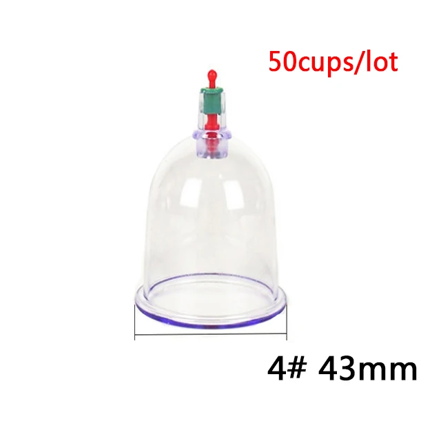 50 штук 4 3 см Китайский Вакуумный Куб массажи один hijama чашки продажа оптом