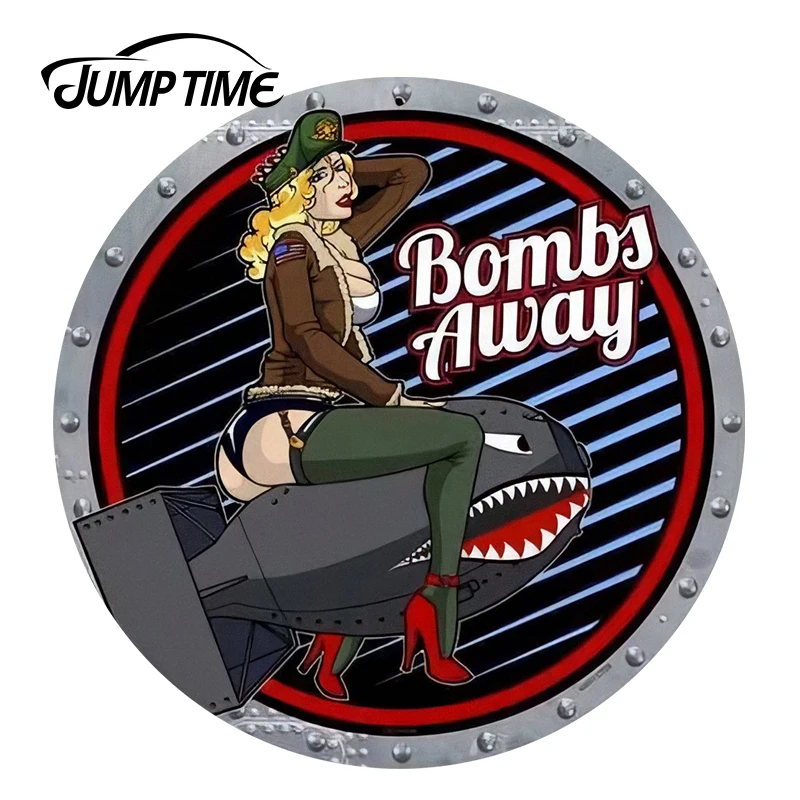 JumpTime 13 см x сексуальная заколка в стиле ретро наклейки на автомобиль с бомбами