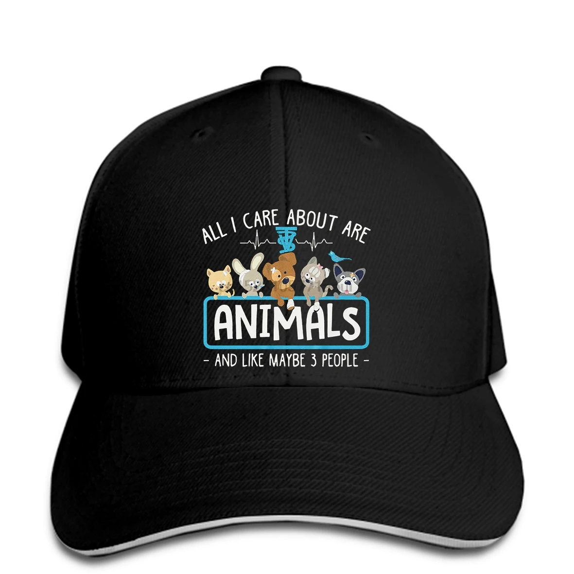 

Baseball cap Vet Tech - All I Care About... Women's Relaxed