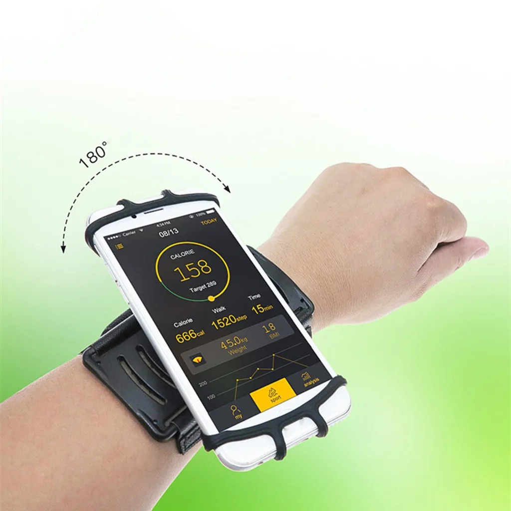 2019 новый унисекс браслет наручная Сумка для бега на открытом воздухе 180 градусов