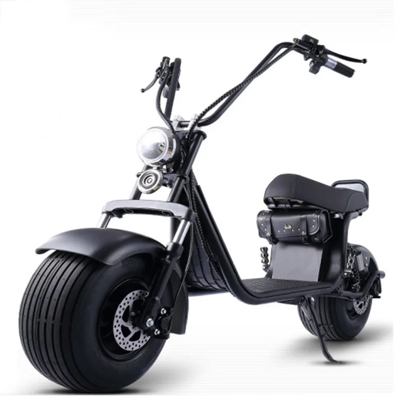 New 2 Wheels Electric Motorcycle Tricycle Wide Tire Adult Scooter Front And Rear Shock Absorption Lithium Battery Removable | Бытовая