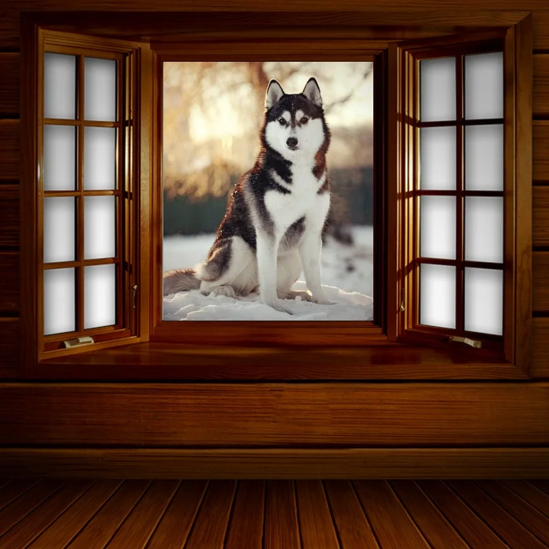 Картина с животными Love.Thank животное собака 5D Набор для алмазной живописи вышивка