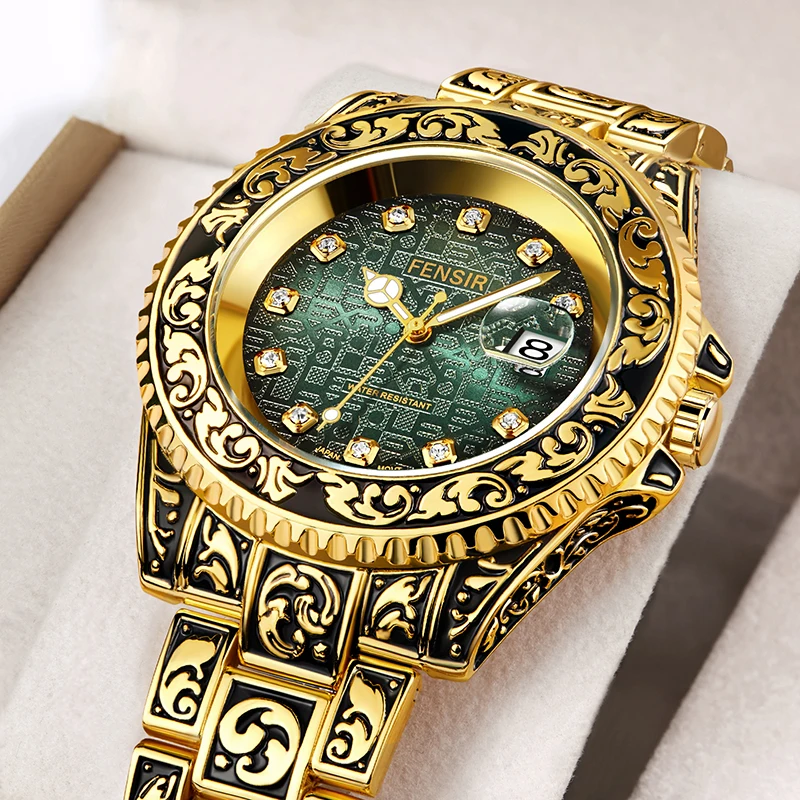 Часы наручные мужские Кварцевые водонепроницаемые брендовые Роскошные с