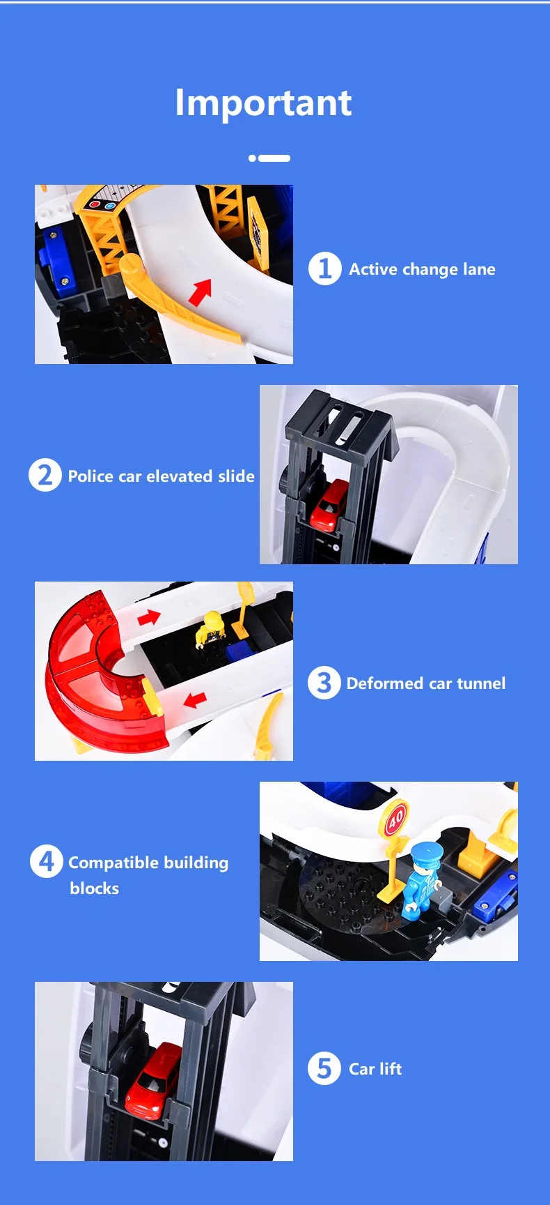 DIY гоночный трек электрический автомобиль игрушки автостоянка с светильник музыкальная дорожка коробка для хранения игрушек коллекция детский подарок Детская игрушка автомобиль