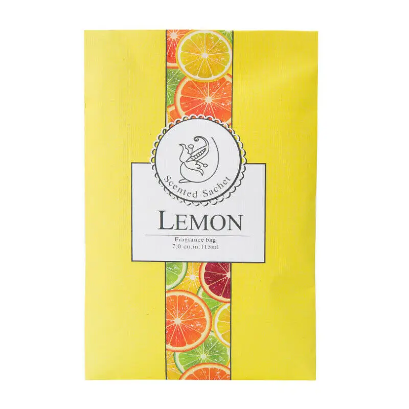 Lemon Модный бренд, новинка,, Премиум 1 шт. подвесной ароматизатор, пакетик с ароматом, свежий воздух, шкаф для автомобиля - Цвет: Lemon