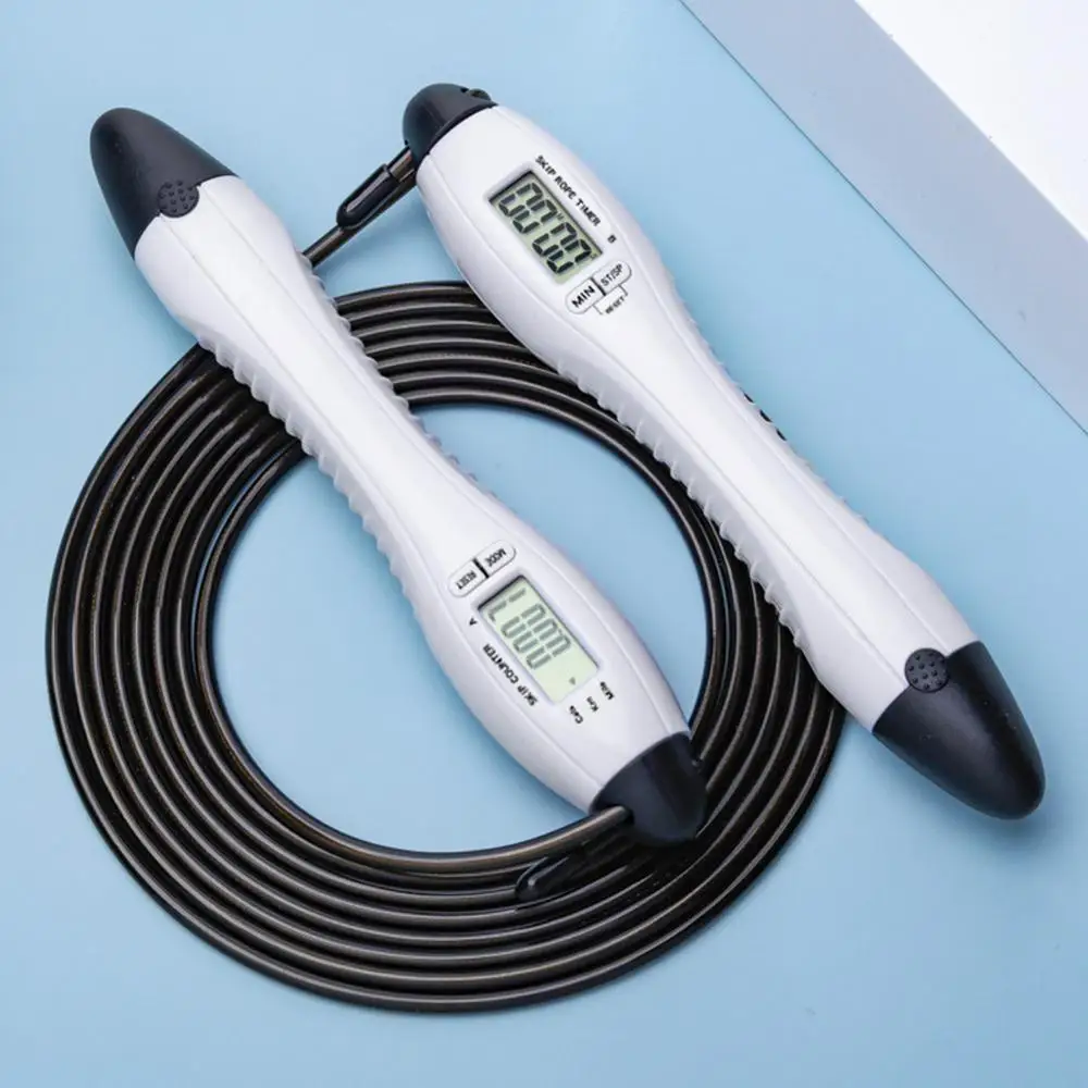 

Jump Ropes with Counter Sports Fitness Adjustable Fast Speed Counting Jump Skip Rope Skipping Wire Counter Steel Cable