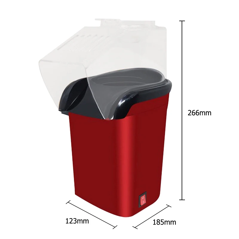 

Household Mini Electric DIY Healthy Hot Air Oil-Free Corn Popcorn Maker Machine Corn Popper For Home Kitchen Children Gift