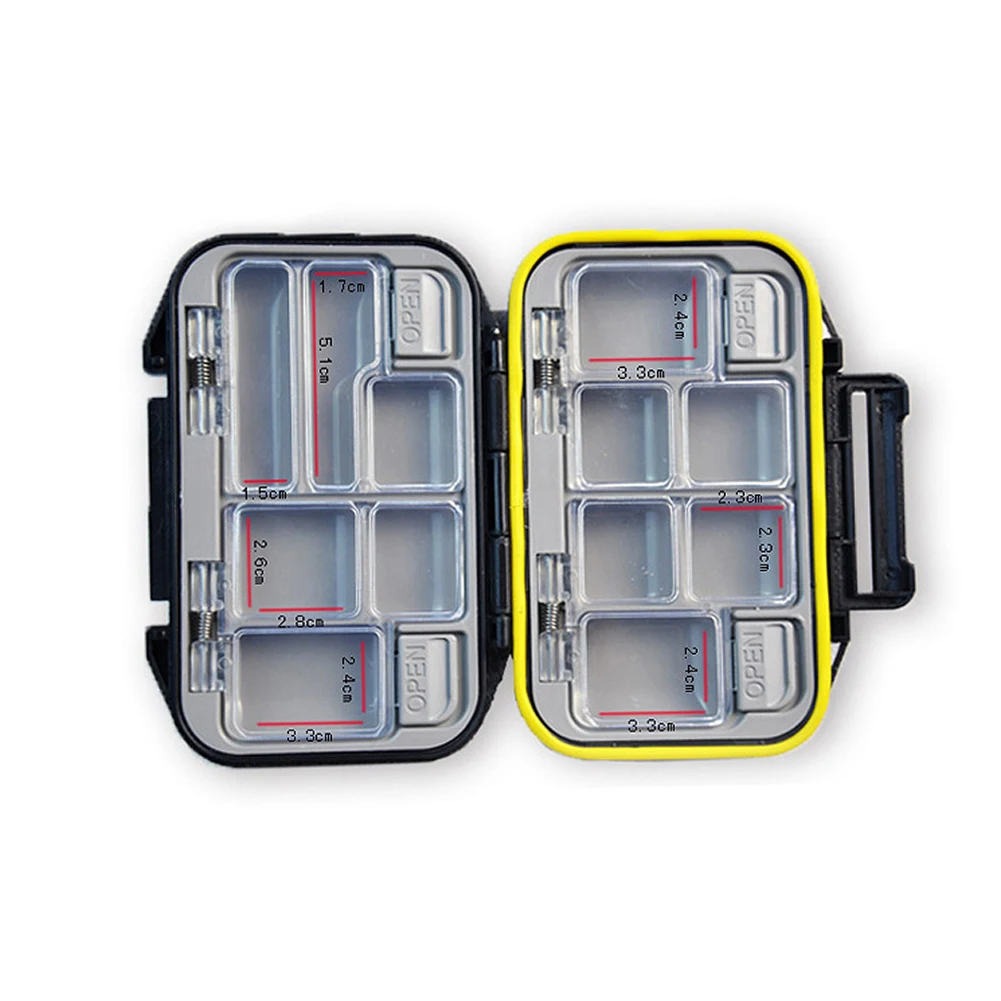 

Multi-grid Fishing Lure Boxes Portable Bait Storage Case Seal Organizers Storage Holder Waterproof Fishing Tackle