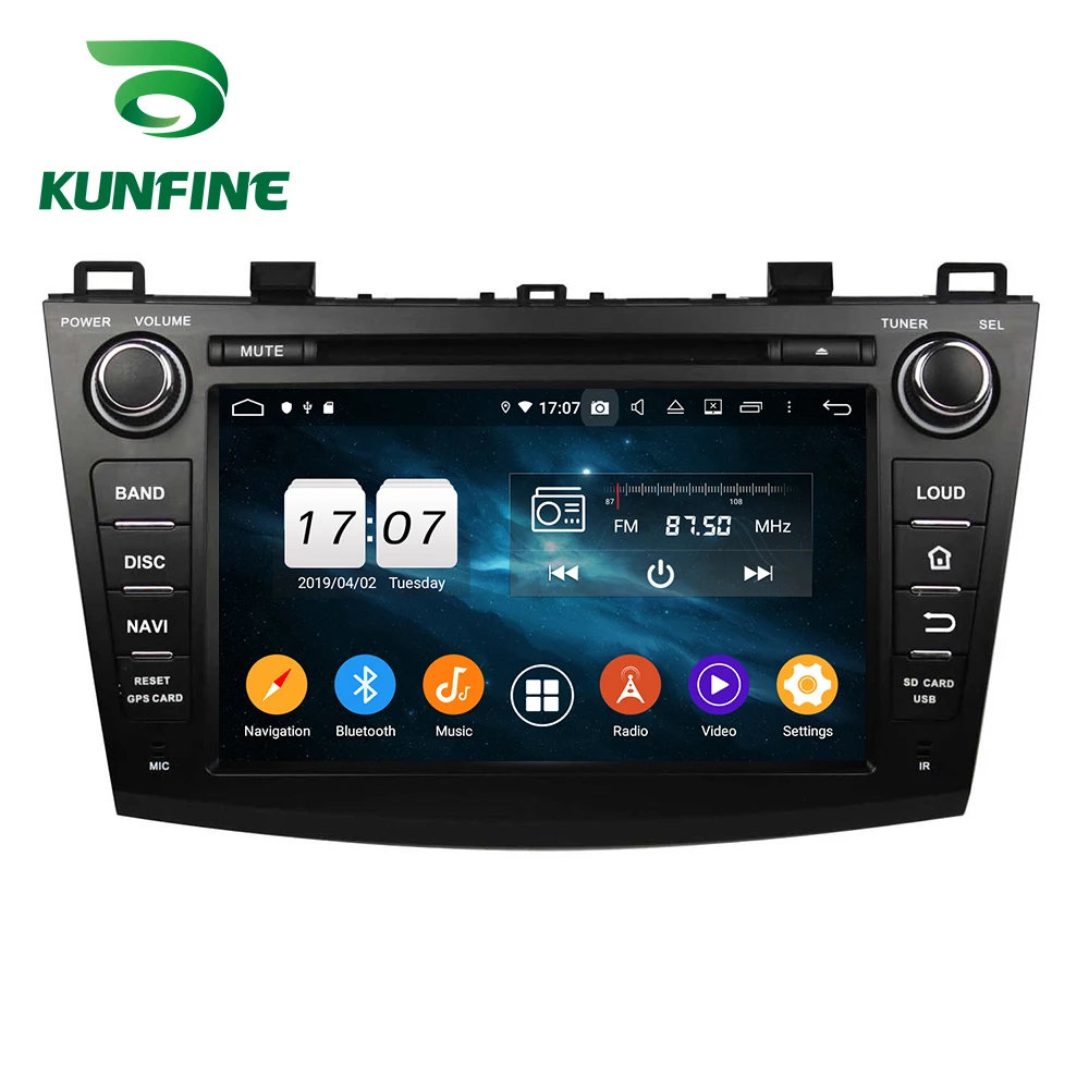 Android 9 0 Восьмиядерный 4 Гб ОЗУ 64 ПЗУ автомобильный DVD GPS мультимедийный плеер