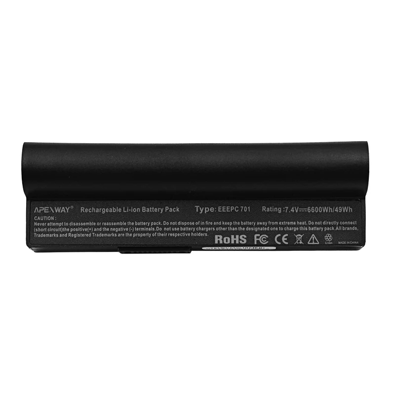 Аккумулятор Apexway для ноутбука Asus 6 ячеек 6600 мА/ч 4G 8G 2G Surf 1 2 900 700 | Компьютеры и офис