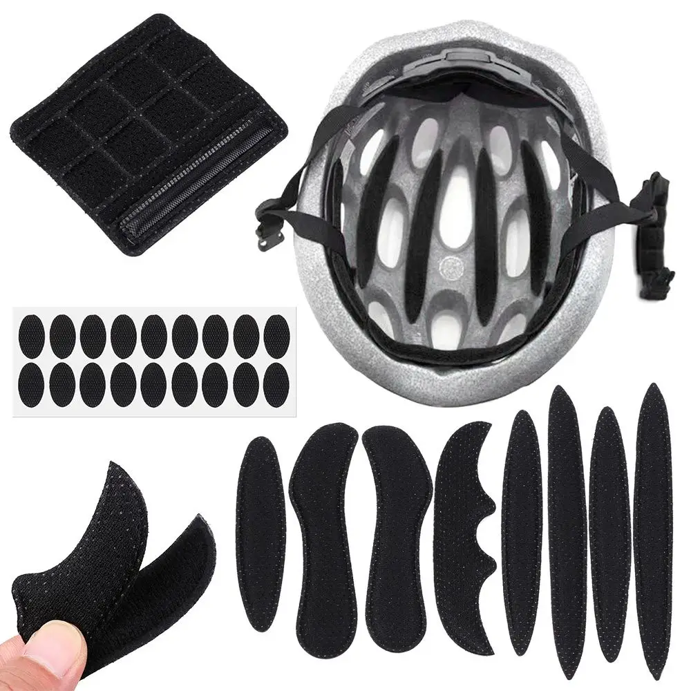 

27pcs/set Motorcycle Bicycle Sealed Sponge Universal Replacement Foam Pads Set Protection Pad Helmet Inner Padding Kit