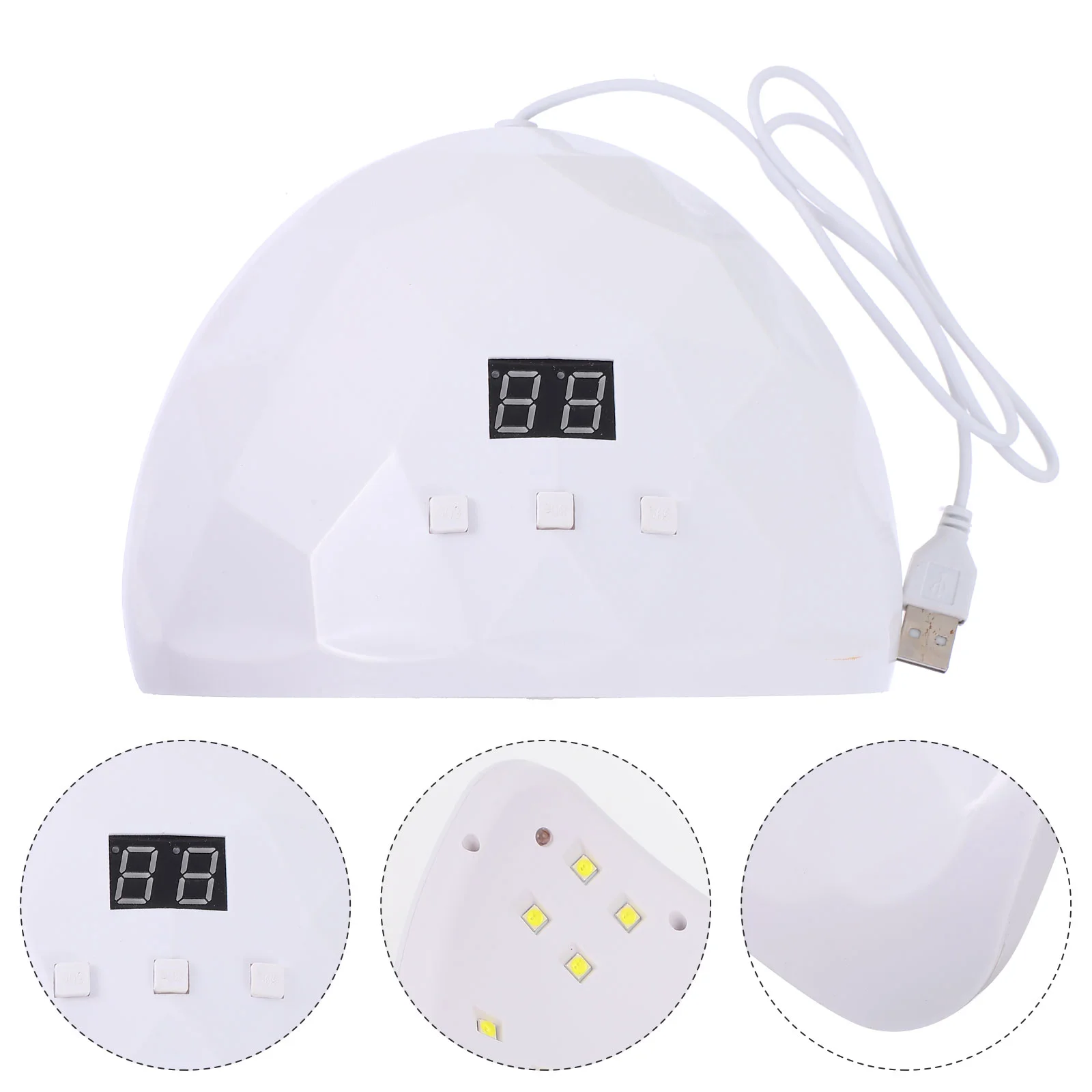 

Fast Curing Nail Dryer UV Nail Art Lamp Light Device for Acrylic Nail Polish