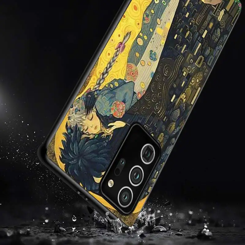 

Howl's Howls Moving Castle For Samsung S20 FE Ultra Plus A91 A81 A71 A42 A51 5G UW A41 A31 A21 A21S A11 A01 Black Phone Case