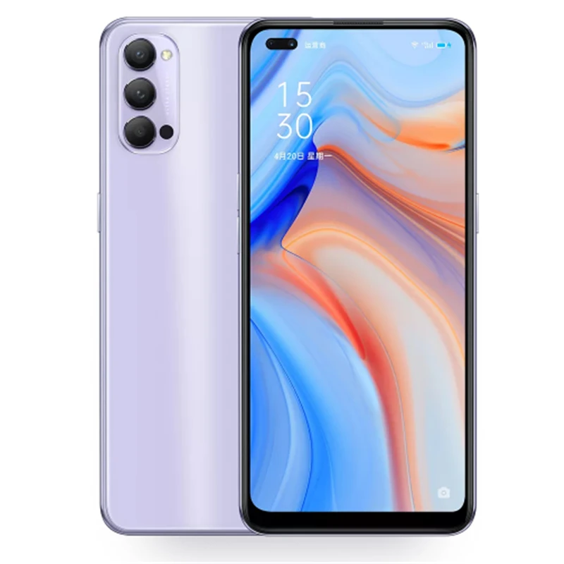 Смартфон Oppo Reno 4 5G 8 ГБ 256 Восьмиядерный процессор Snapdragon 76 экран 6 дюйма 2400 × 1080P AMOLED