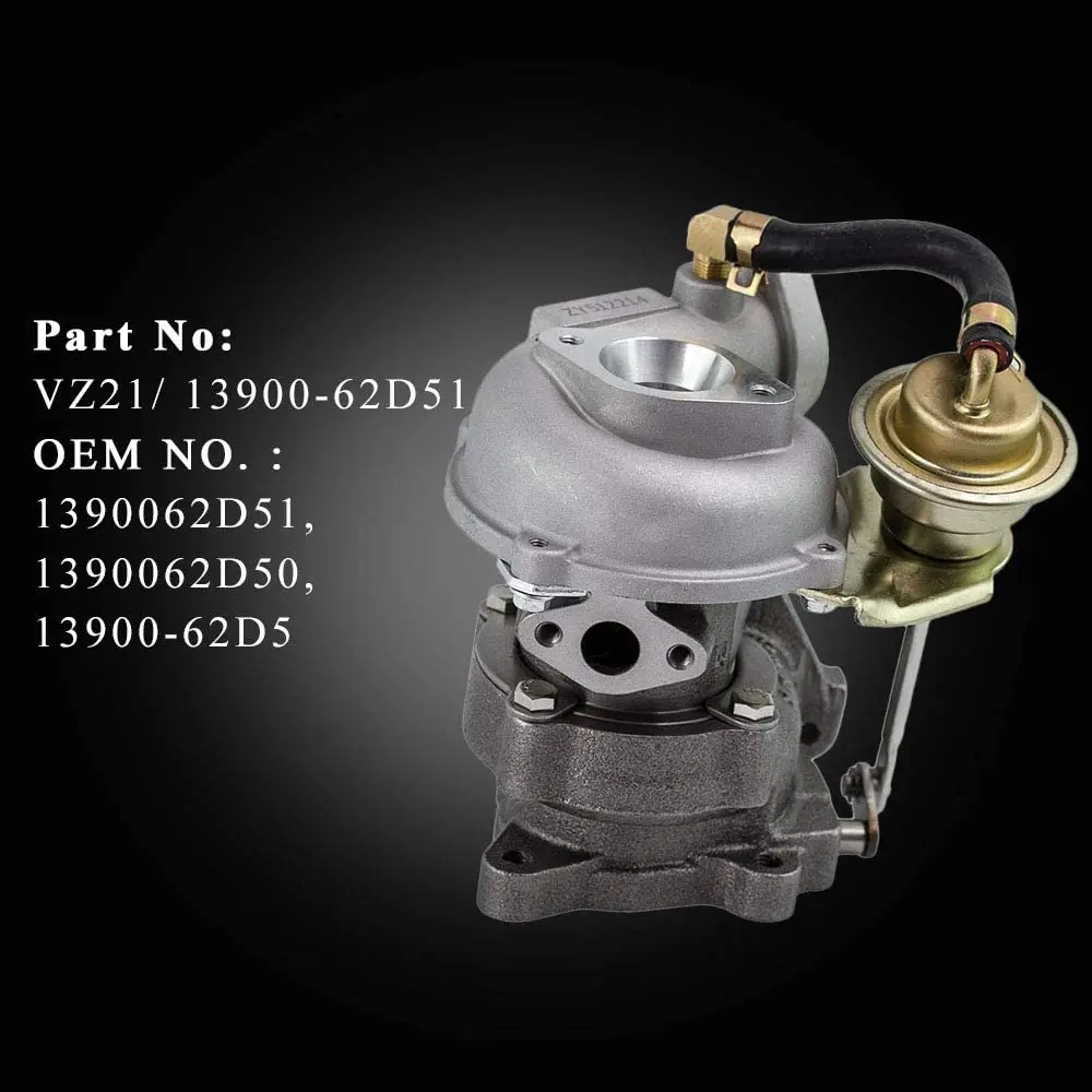 

maXpeedingrods VZ21 RHB31 Mini Turbo Charger 100HP 500-600ccm for Small Engine Quads Rhino Motorcycle with YA1/F6AT Turbocharger