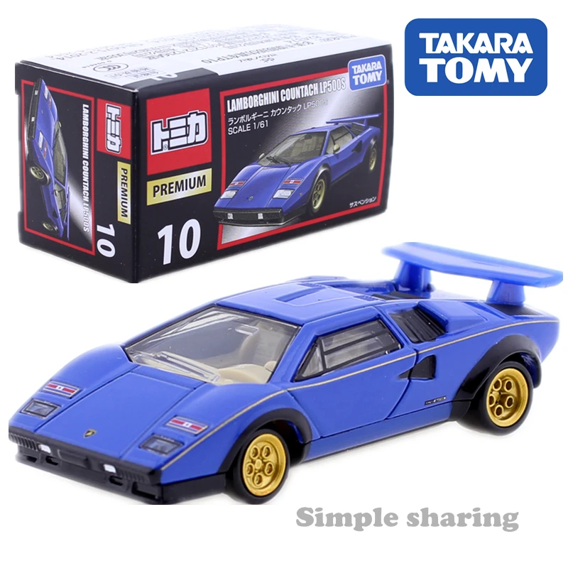 Tomica Premium No. 10 Lamborghini Countach LP500S весы 1/61 Takara Tomy Авто моторы автомобиль литье под