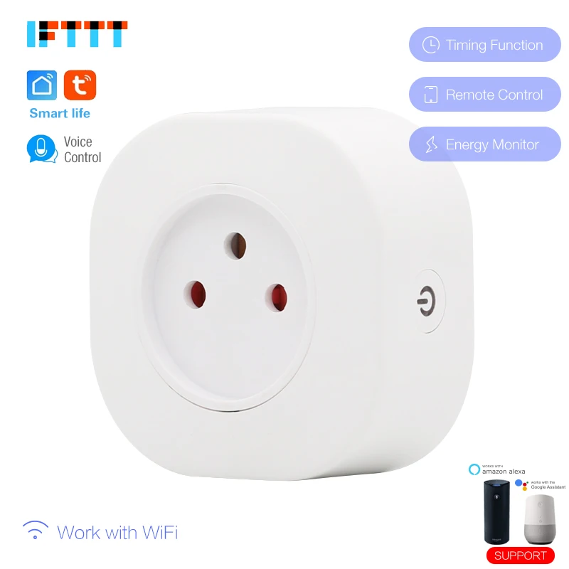 16A Израиль Wi Fi умный IL Plug power Monitor умная розетка голосовое интеллектуальное