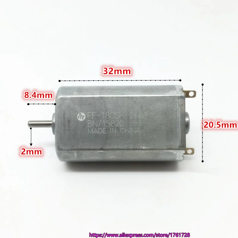 Совершенно новый двигатель постоянного тока Mabuchi 180 Φ 2 4 V зубной щетки|Двигатель