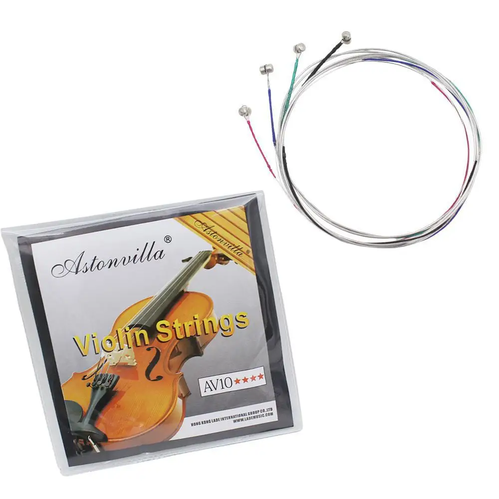 

4 Pcs/set Violin Strings E-A-D-G Exquisite Stringed Musical Instrument Parts Accessories
