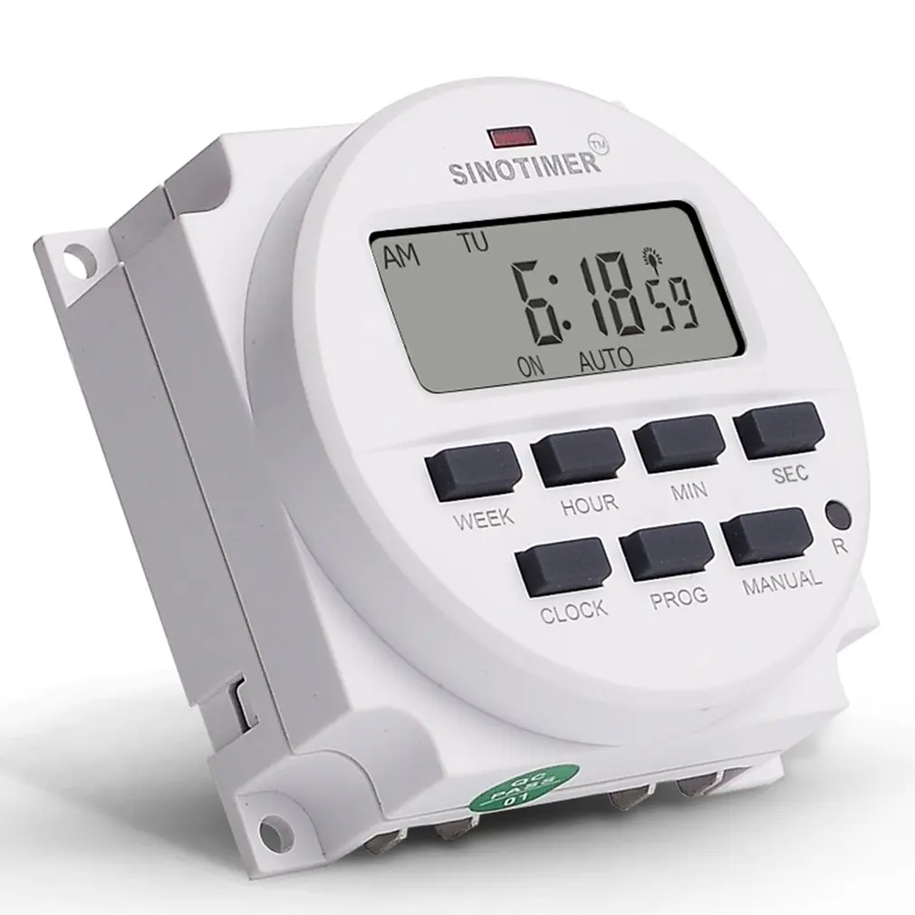 SINOTIMER TM618sH Interval Power Supply 7 Days Weekly Programmable Digital Electronic Lighting Daily Timer Switch | Инструменты