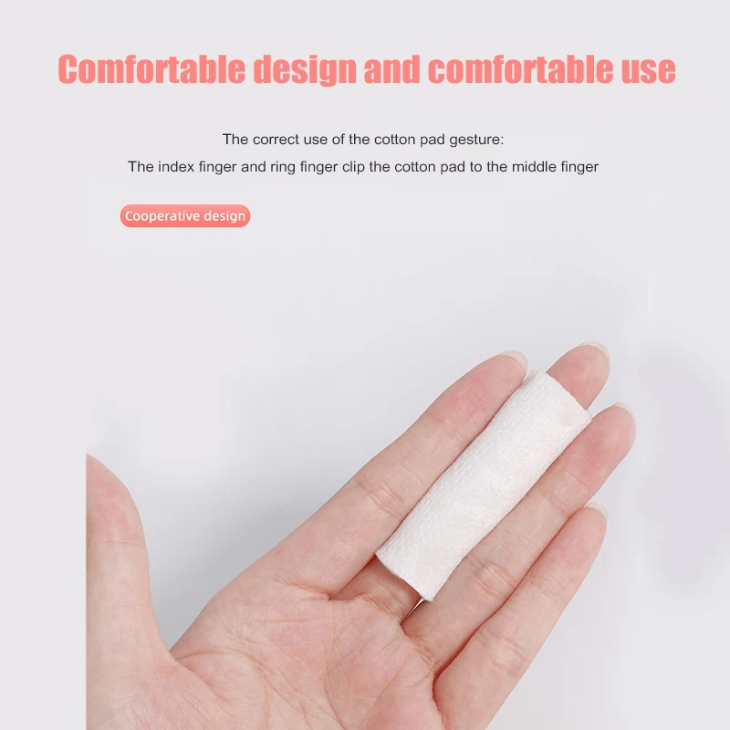 200 шт трехслойный уплотненный прессованный ватный диск Косметическая ткань для