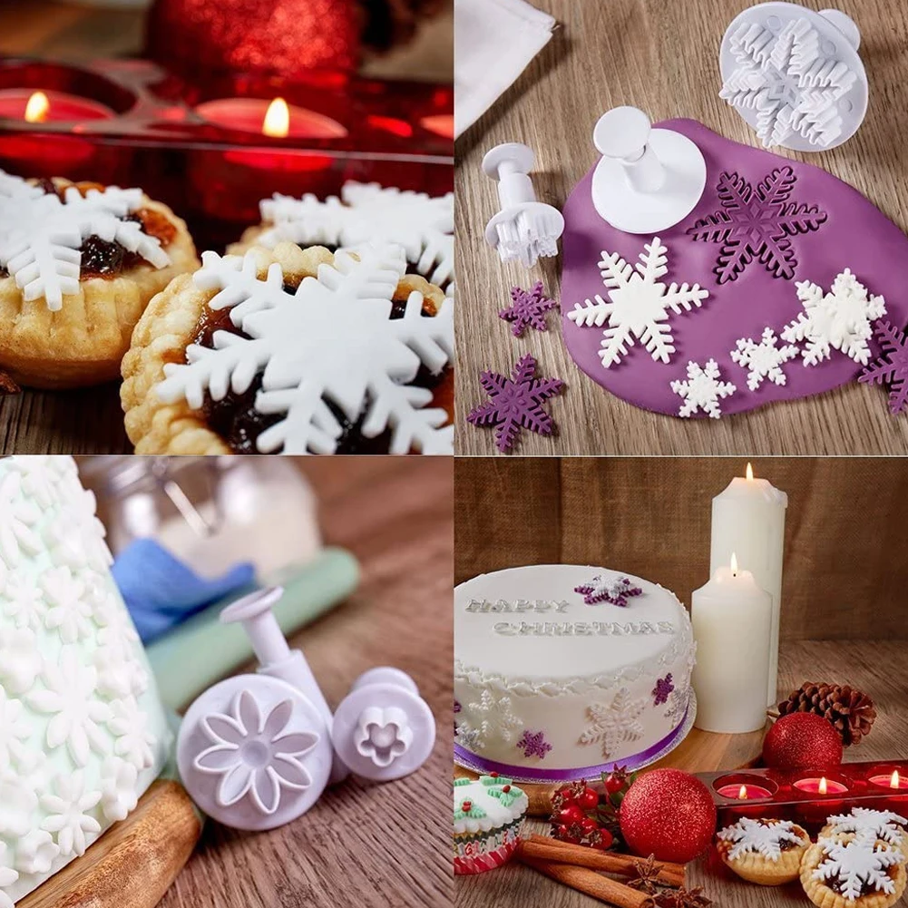 

Biscuit Mould Cake Flower Leaf Heart Shape Plungers Fondant Molds Cookie Sugar Craft Decorating Molds Cake DIY Tools 33 PCS