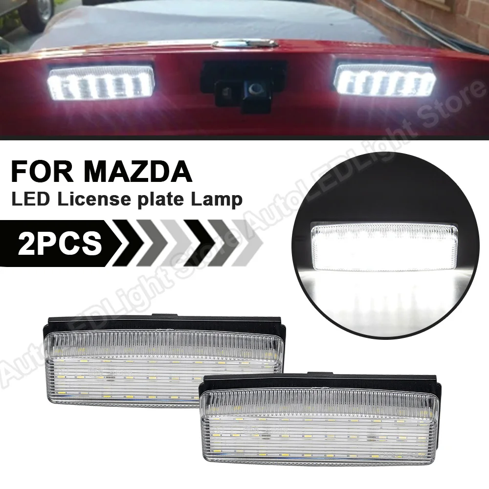 

Для Мазда Miata MX-5 2006 2007 2008 2009 2010 2011 2012 2013 2014 2015 Fiat 124 Spider Abarth светодиодный номерной знак LightLamp