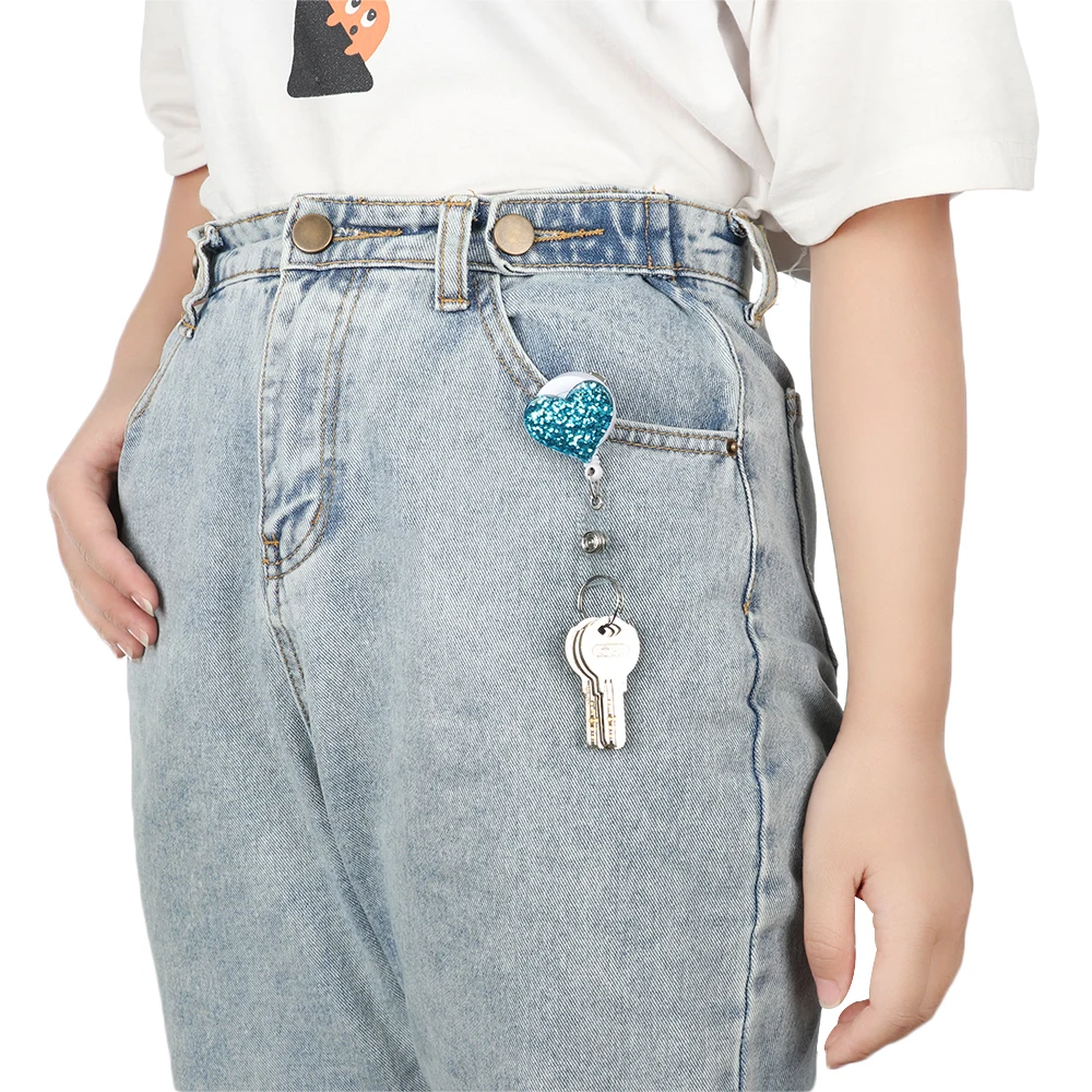 1 шт. выдвижной значок медсестры катушка Клип Модный горный хрусталь аксессуар