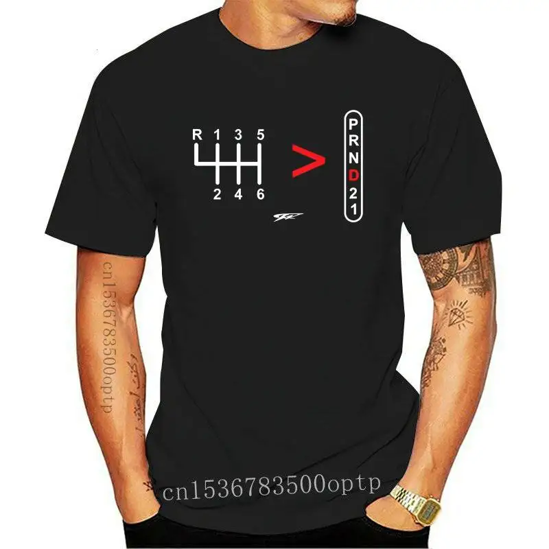 

New Men T Shirt Stick Straight Drive Is Greater than Automatic s Basic Tee Shirts Cool Man Tops Prevalent Trend women