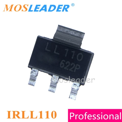 Mosleader IRLL110 SOT223 100 шт. 1000 шт. IRLL110PBF IRLL110TRPBF N-Channel 100V 1.5A, сделано в Китае, высокое качество